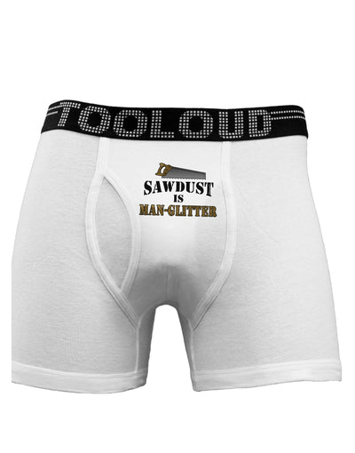 Sawdust is Man Glitter Boxer Briefs by TooLoud-Boxer Briefs-TooLoud-White-Small-Davson Sales