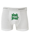 Pinch Proof - St. Patrick's Day Boxer Briefs by TooLoud-Boxer Briefs-TooLoud-White-Small-Davson Sales