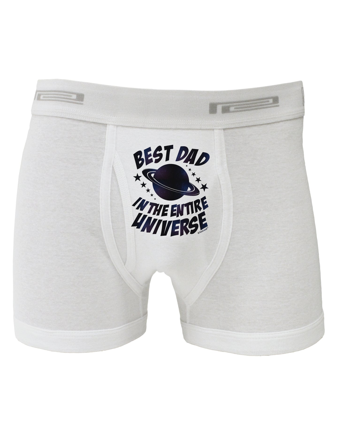 Best Dad in the Entire Universe - Galaxy Print Boxer Briefs-Boxer Briefs-TooLoud-White-Small-Davson Sales