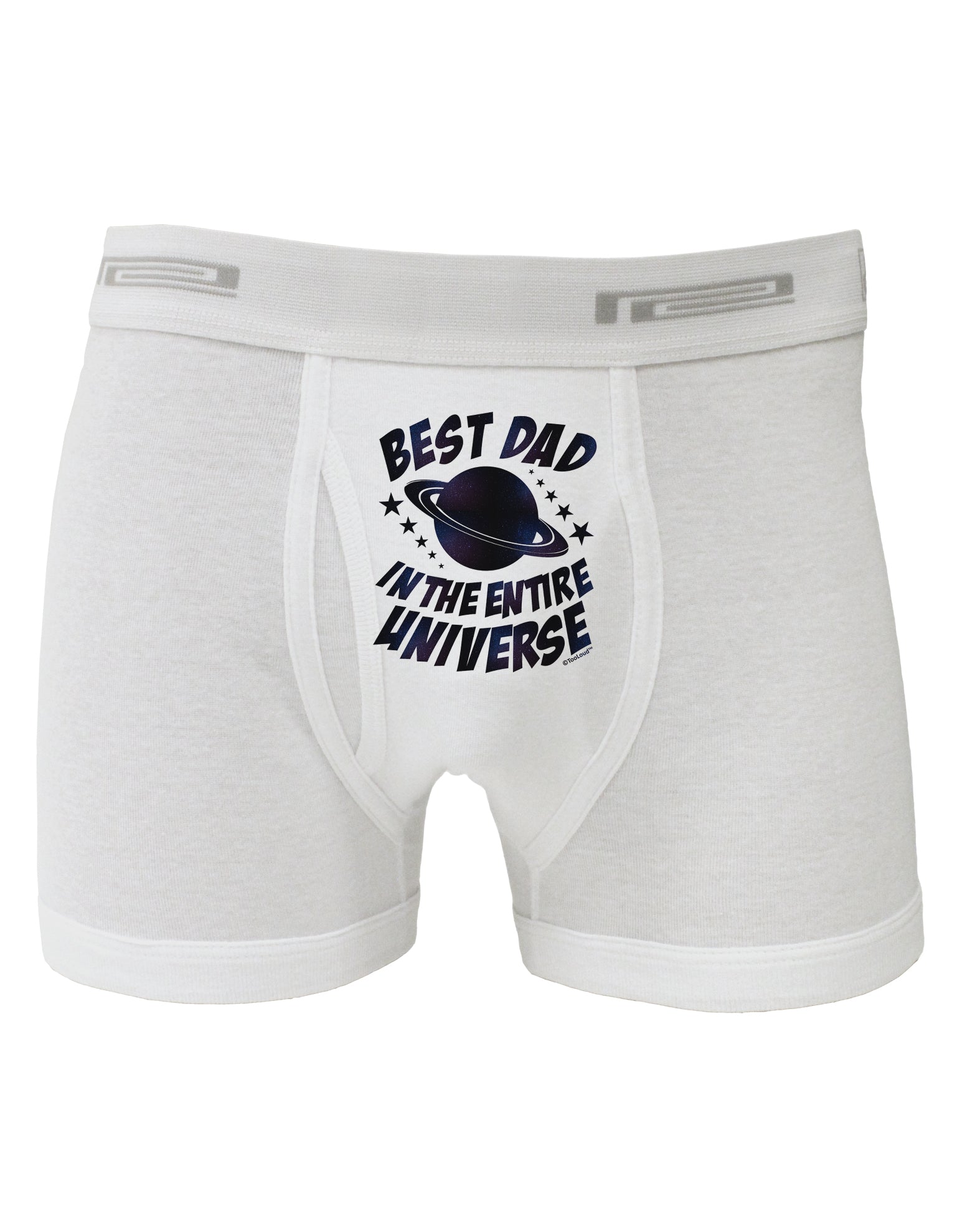 Best Dad in the Entire Universe - Galaxy Print Boxer Briefs-Boxer Briefs-TooLoud-White-Small-Davson Sales