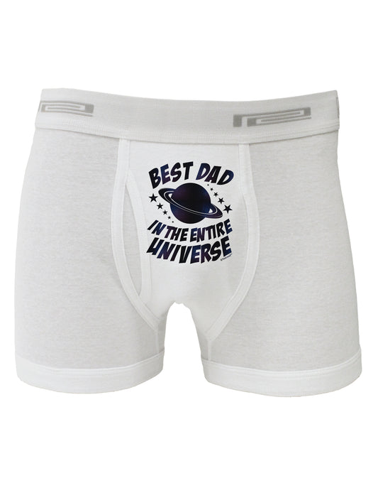 Best Dad in the Entire Universe - Galaxy Print Boxer Briefs-Boxer Briefs-TooLoud-White-Small-Davson Sales