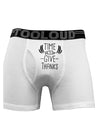 Time to Give Thanks Boxer Briefs White 3XL Tooloud