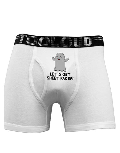 Let's Get Sheet Faced Boxer Briefs by TooLoud-Boxer Briefs-TooLoud-White-Small-Davson Sales