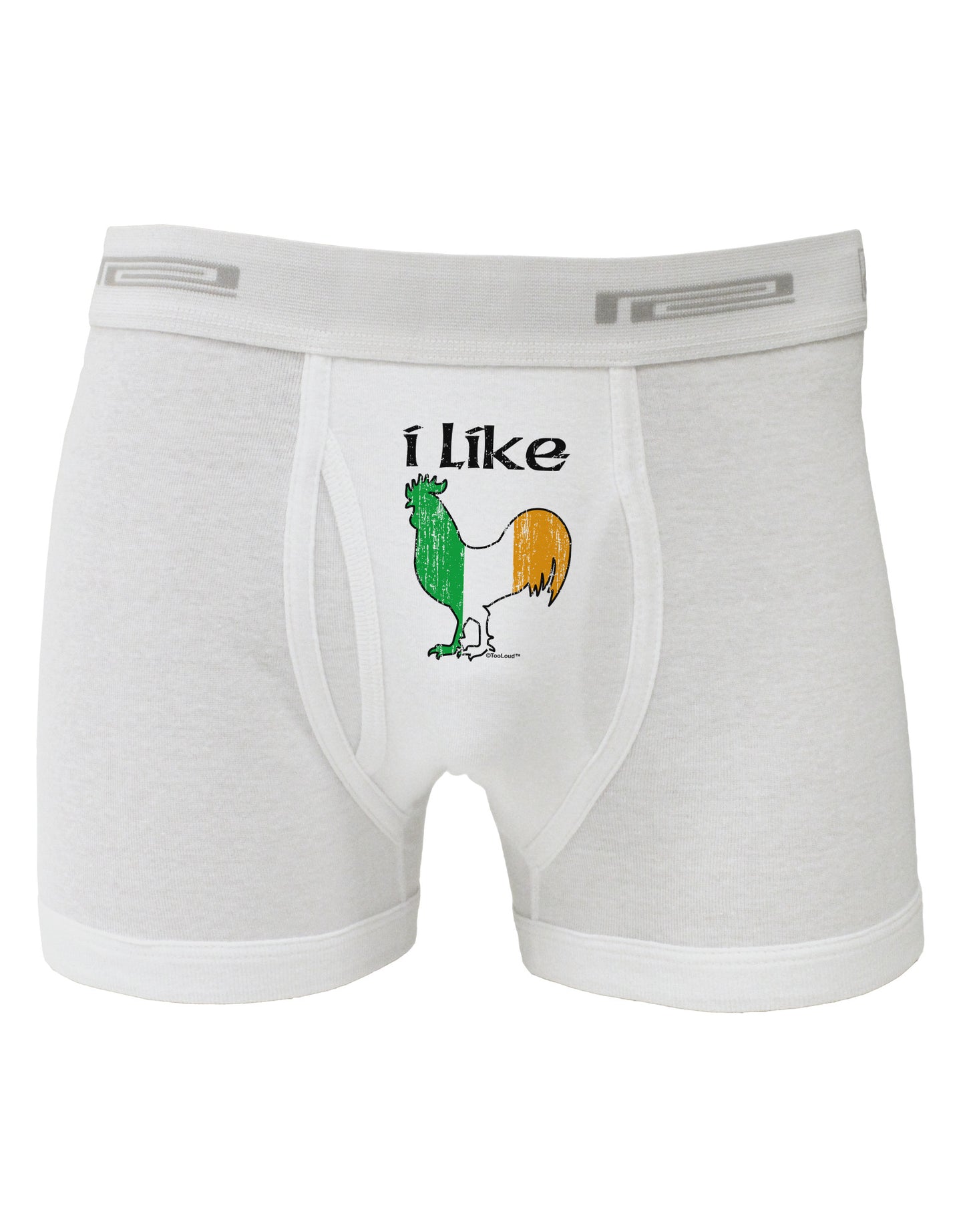 I Like Irish Rooster Silhouette Boxer Briefs by TooLoud-Boxer Briefs-TooLoud-White-Small-Davson Sales