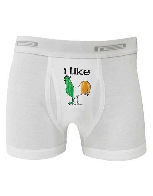 I Like Irish Rooster Silhouette Boxer Briefs by TooLoud-Boxer Briefs-TooLoud-White-Small-Davson Sales