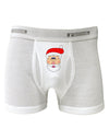 Santa Claus Face Christmas Boxer Briefs-Boxer Briefs-TooLoud-White-Small-Davson Sales