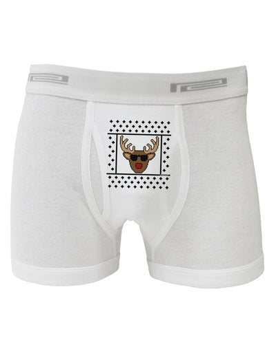 Cool Rudolph Sweater Boxer Briefs-Boxer Briefs-TooLoud-White-Small-Davson Sales