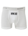 SWAT Team Logo - Text #2 Boxer Briefs by TooLoud-Boxer Briefs-TooLoud-White-Small-Davson Sales