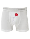 Cute Red Heart Balloon Boxer Briefs-Boxer Briefs-TooLoud-White-Small-Davson Sales