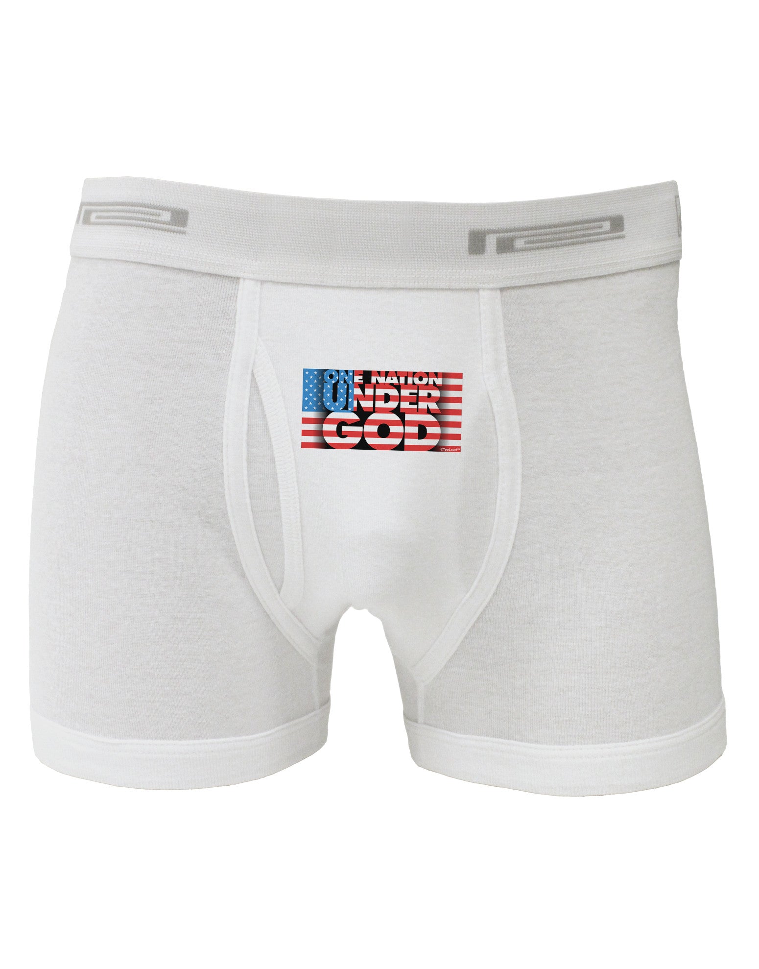One Nation Under God Boxer Briefs-Boxer Briefs-TooLoud-White-Small-Davson Sales