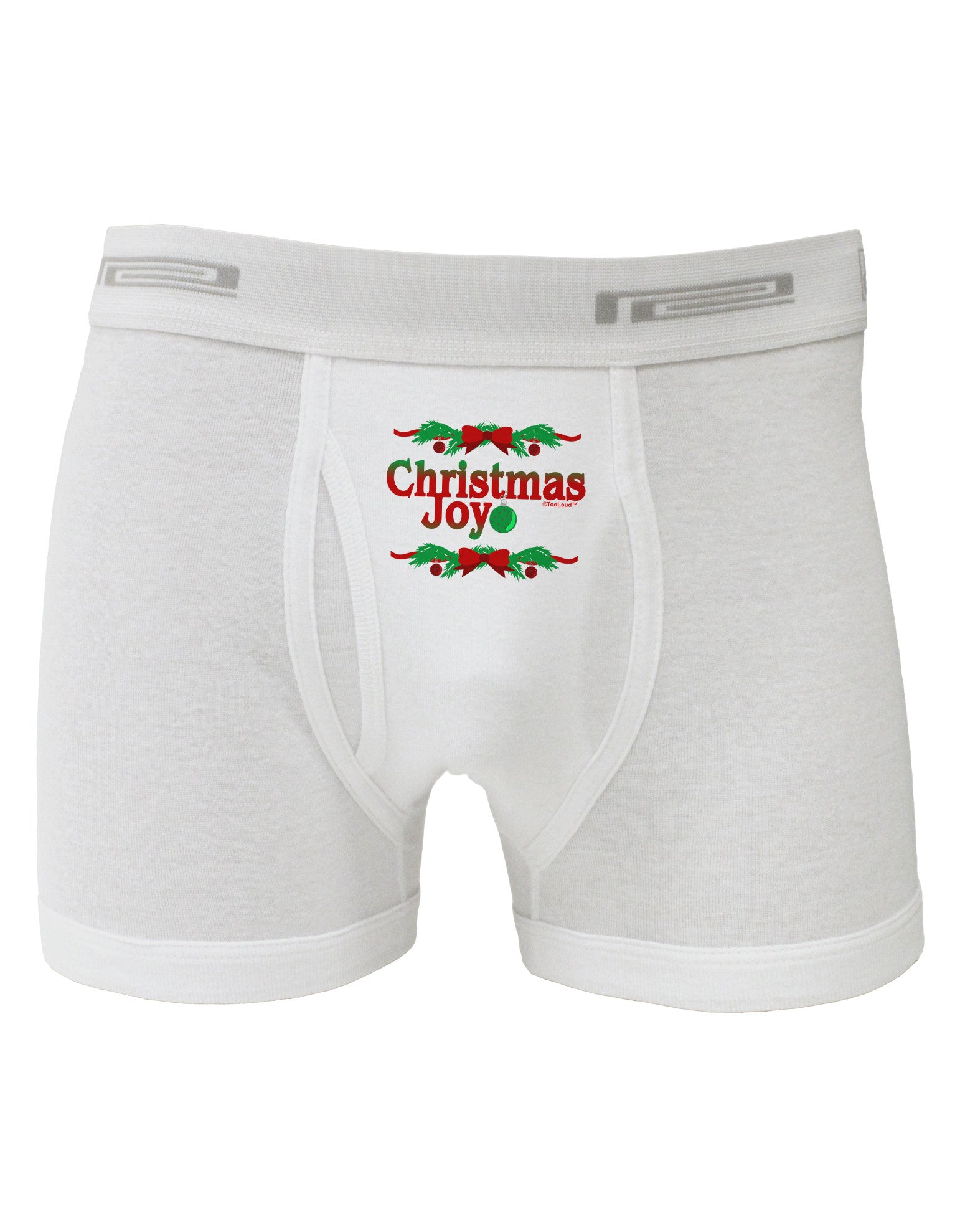 Christmas Joy Color Boxer Briefs-Boxer Briefs-TooLoud-White-Small-Davson Sales