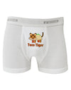 Cute Taco Tiger Text Boxer Briefs-Boxer Briefs-TooLoud-White-Small-Davson Sales