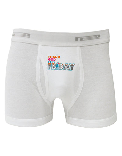 Thank God It's Friday Mixed Drink Boxer Briefs-Boxer Briefs-TooLoud-White-Small-Davson Sales