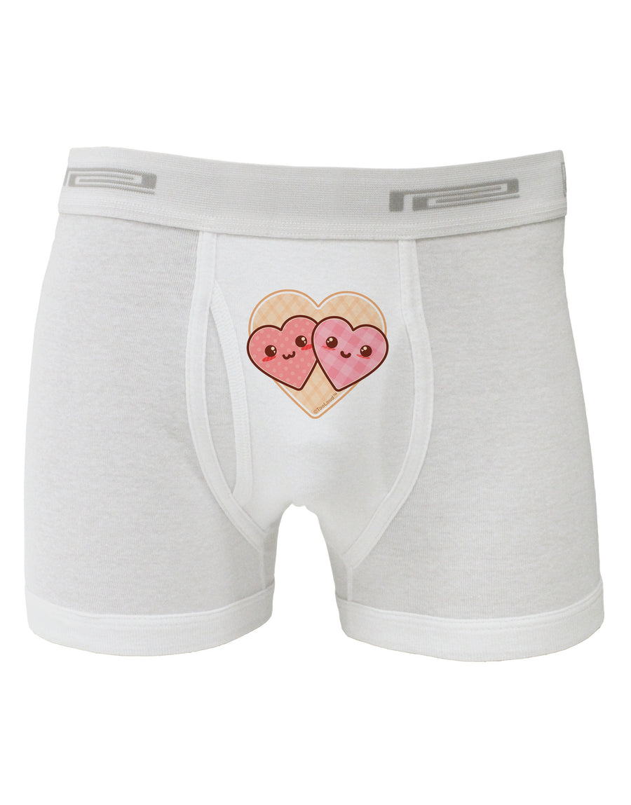 Super Cute Kawaii Hearts Boxer Briefs-Boxer Briefs-TooLoud-White-Small-Davson Sales