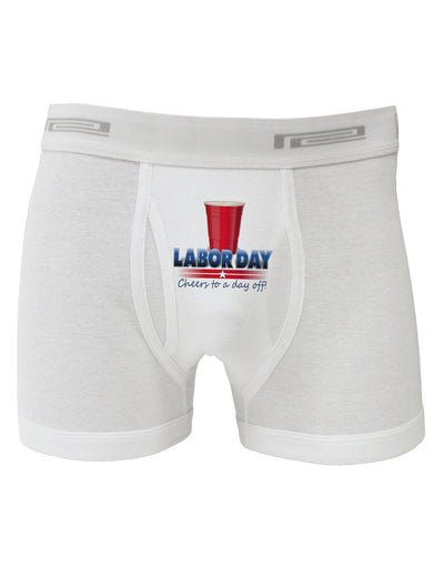 Labor Day - Cheers Boxer Briefs-Boxer Briefs-TooLoud-White-Small-Davson Sales