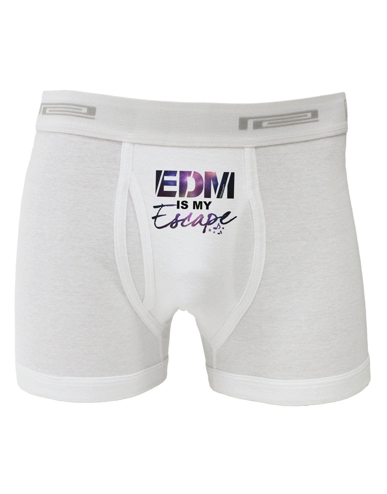 EDM Is My Escape Boxer Briefs-Boxer Briefs-TooLoud-White-Small-Davson Sales