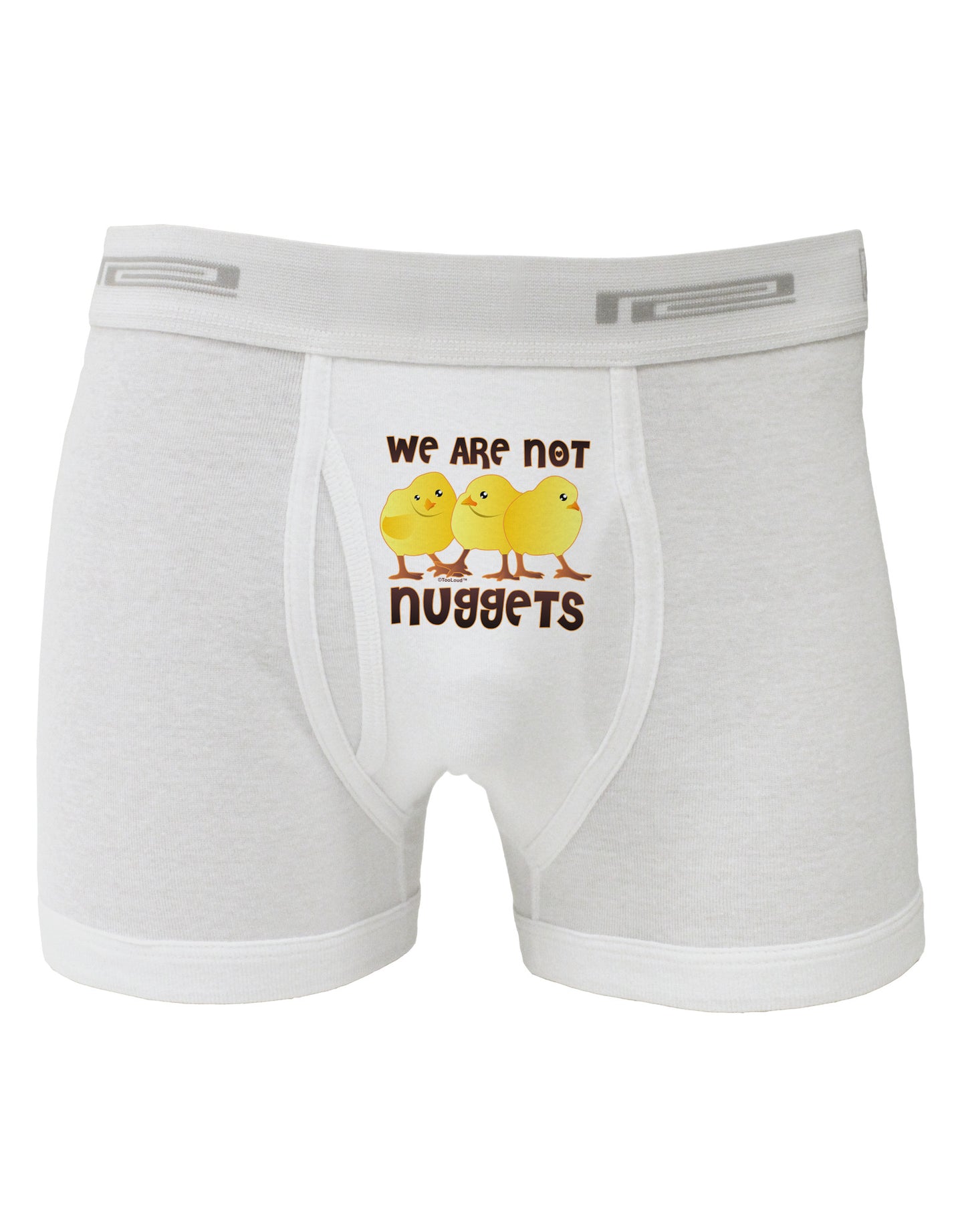 We Are Not Nuggets Boxer Briefs-Boxer Briefs-TooLoud-White-Small-Davson Sales