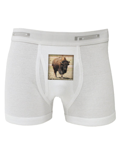 Strong Bison Boxer Briefs-Boxer Briefs-TooLoud-White-Small-Davson Sales