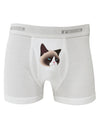 Cute Disgruntled Siamese Cat Boxer Briefs-Boxer Briefs-TooLoud-White-Small-Davson Sales