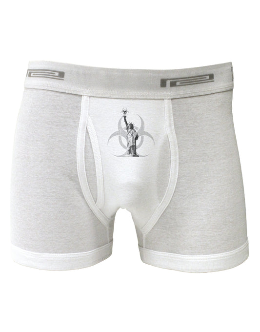 Biohazard Statue of Liberty Boxer Briefs-Boxer Briefs-TooLoud-White-Small-Davson Sales