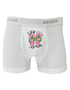 Life is Better in Flip Flops - Pink and Green Boxer Briefs-Boxer Briefs-TooLoud-White-Small-Davson Sales