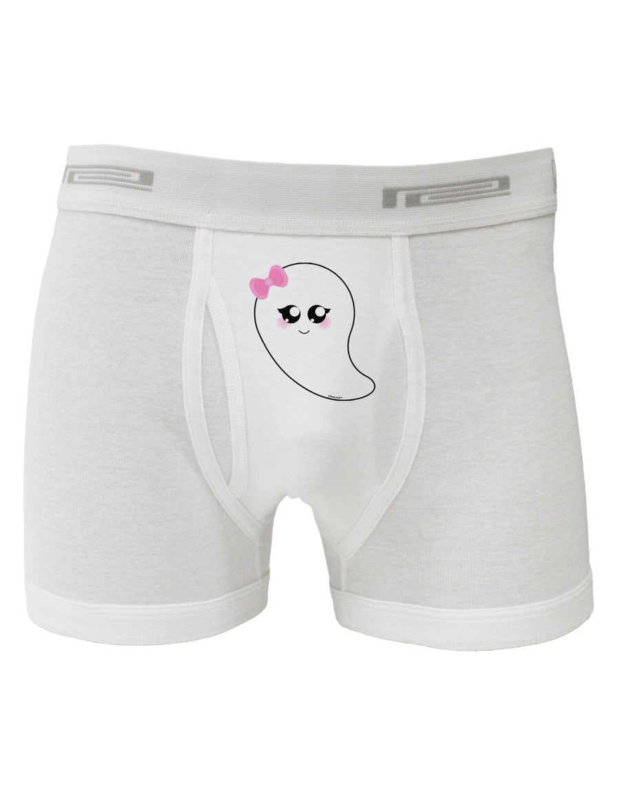 Cute Girl Ghost Halloween Boxer Briefs-Boxer Briefs-TooLoud-White-Small-Davson Sales