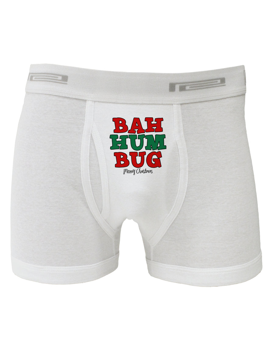 Bah Humbug Merry Christmas Boxer Briefs-Boxer Briefs-TooLoud-White-Small-Davson Sales