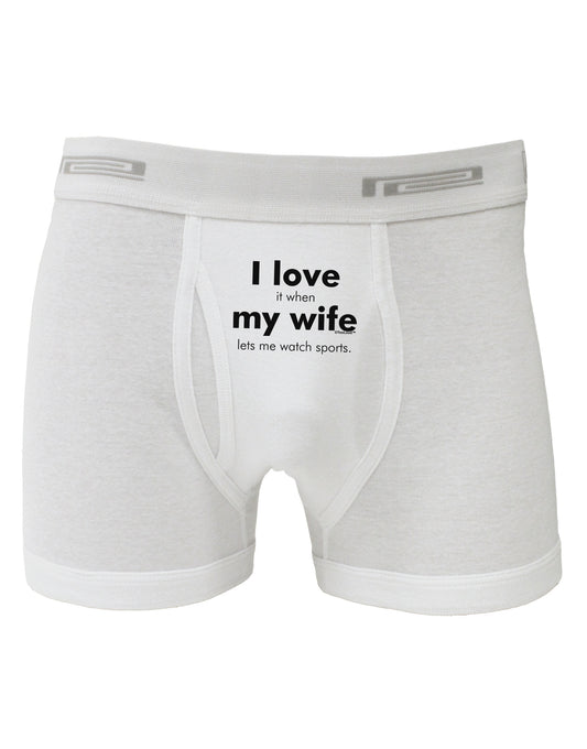 I Love My Wife - Sports Boxer Briefs-Boxer Briefs-TooLoud-White-Small-Davson Sales