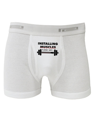 Installing Muscles Boxer Briefs-Boxer Briefs-TooLoud-White-Small-Davson Sales