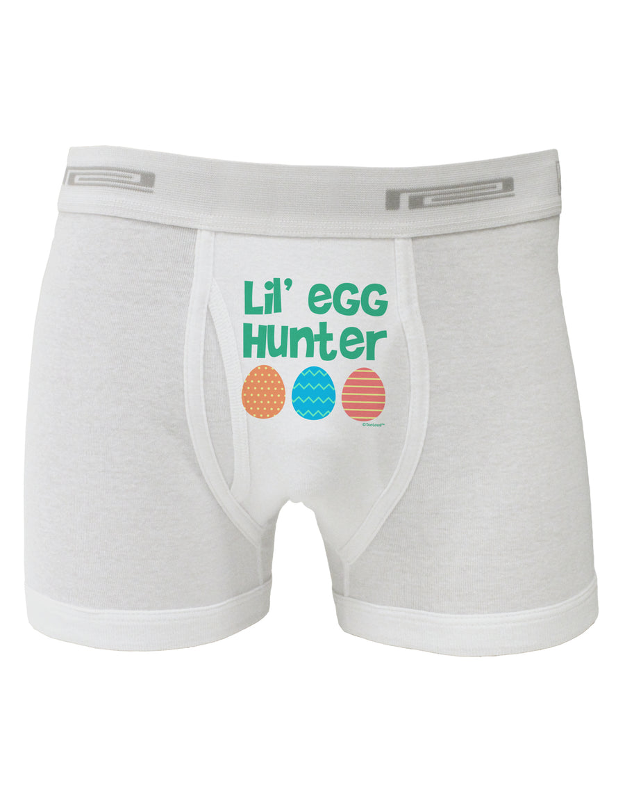 Lil' Egg Hunter - Easter - Green Boxer Briefs by TooLoud-Boxer Briefs-TooLoud-White-Small-Davson Sales