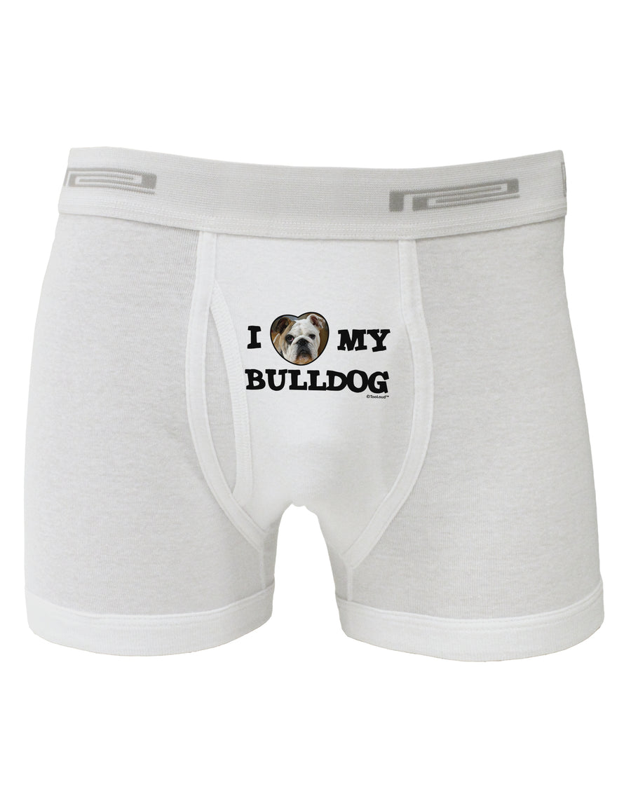 I Heart My Bulldog Boxer Briefs by TooLoud-Boxer Briefs-TooLoud-White-Small-Davson Sales