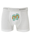 Striped Flip Flops - Teal and Orange Boxer Briefs-Boxer Briefs-TooLoud-White-Small-Davson Sales