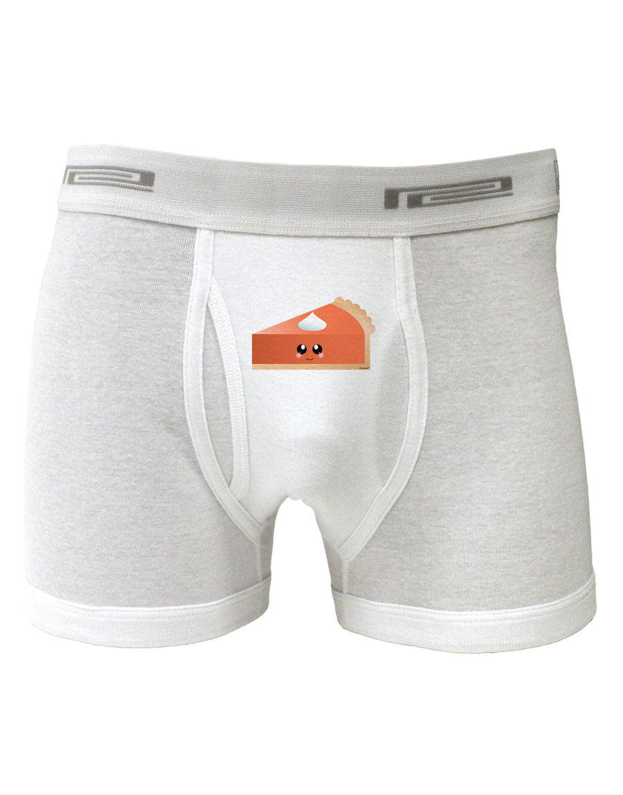 Cute Pumpkin Pie Thanksgiving Boxer Briefs-Boxer Briefs-TooLoud-White-Small-Davson Sales