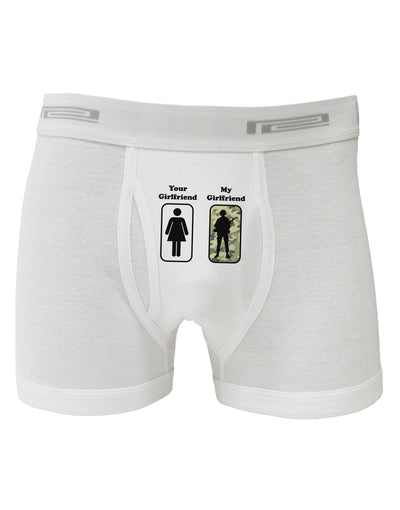 TooLoud Your Girlfriend My Girlfriend Military Boxer Briefs-Boxer Briefs-TooLoud-White-Small-Davson Sales