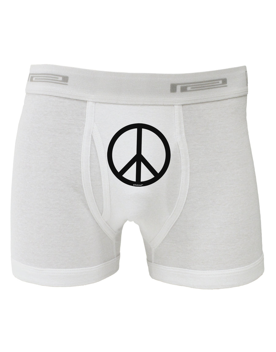 Peace Sign Symbol Boxer Briefs-Boxer Briefs-TooLoud-White-Small-Davson Sales