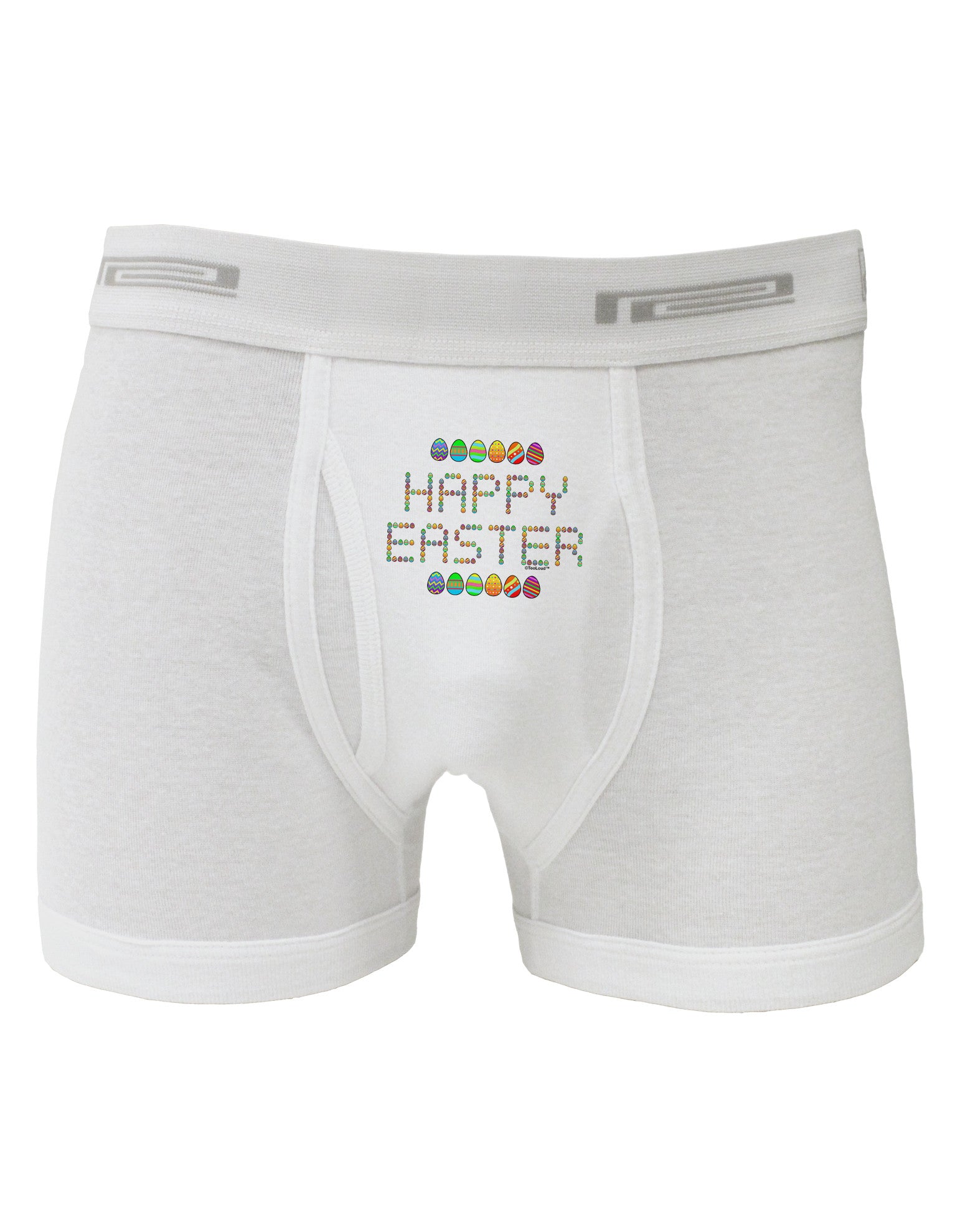 Happy Easter Eggs Boxer Briefs-Boxer Briefs-TooLoud-White-Small-Davson Sales