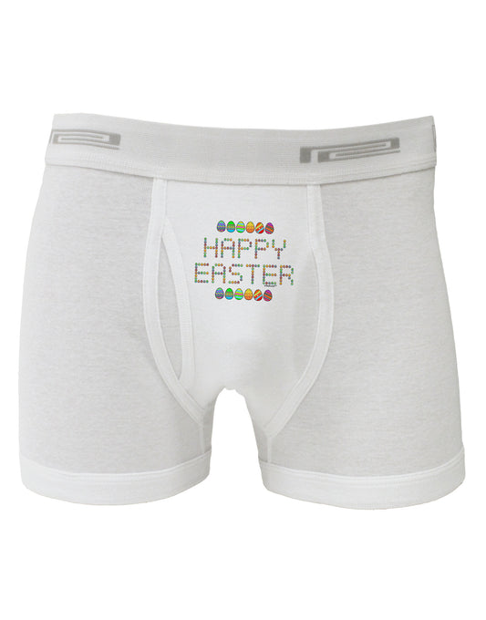 Happy Easter Eggs Boxer Briefs-Boxer Briefs-TooLoud-White-Small-Davson Sales
