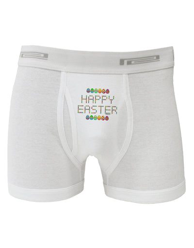 Happy Easter Eggs Boxer Briefs-Boxer Briefs-TooLoud-White-Small-Davson Sales