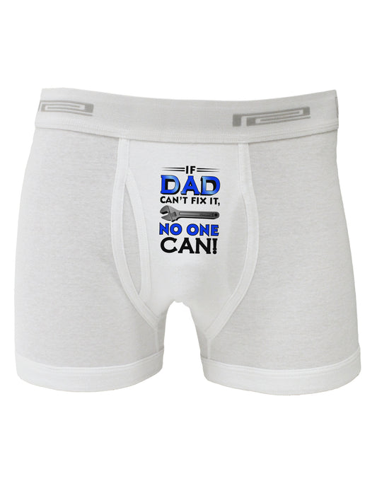 If Dad Can't Fix It Boxer Briefs-Boxer Briefs-TooLoud-White-Small-Davson Sales