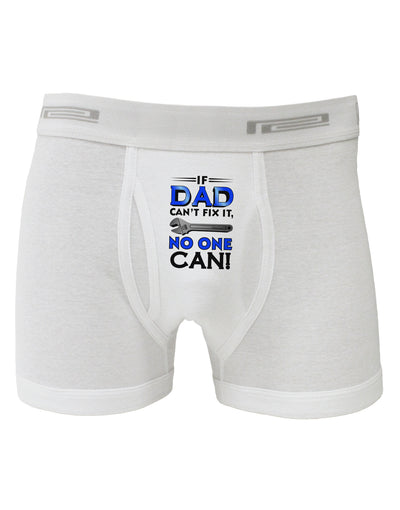 If Dad Can't Fix It Boxer Briefs-Boxer Briefs-TooLoud-White-Small-Davson Sales