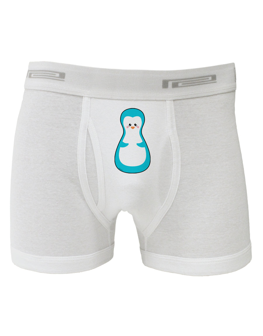 Cute Penguin Matryoshka Nesting Doll - Christmas Boxer Briefs-Boxer Briefs-TooLoud-White-Small-Davson Sales