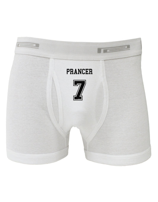 Reindeer Jersey - Prancer 7 Boxer Briefs-Boxer Briefs-TooLoud-White-Small-Davson Sales