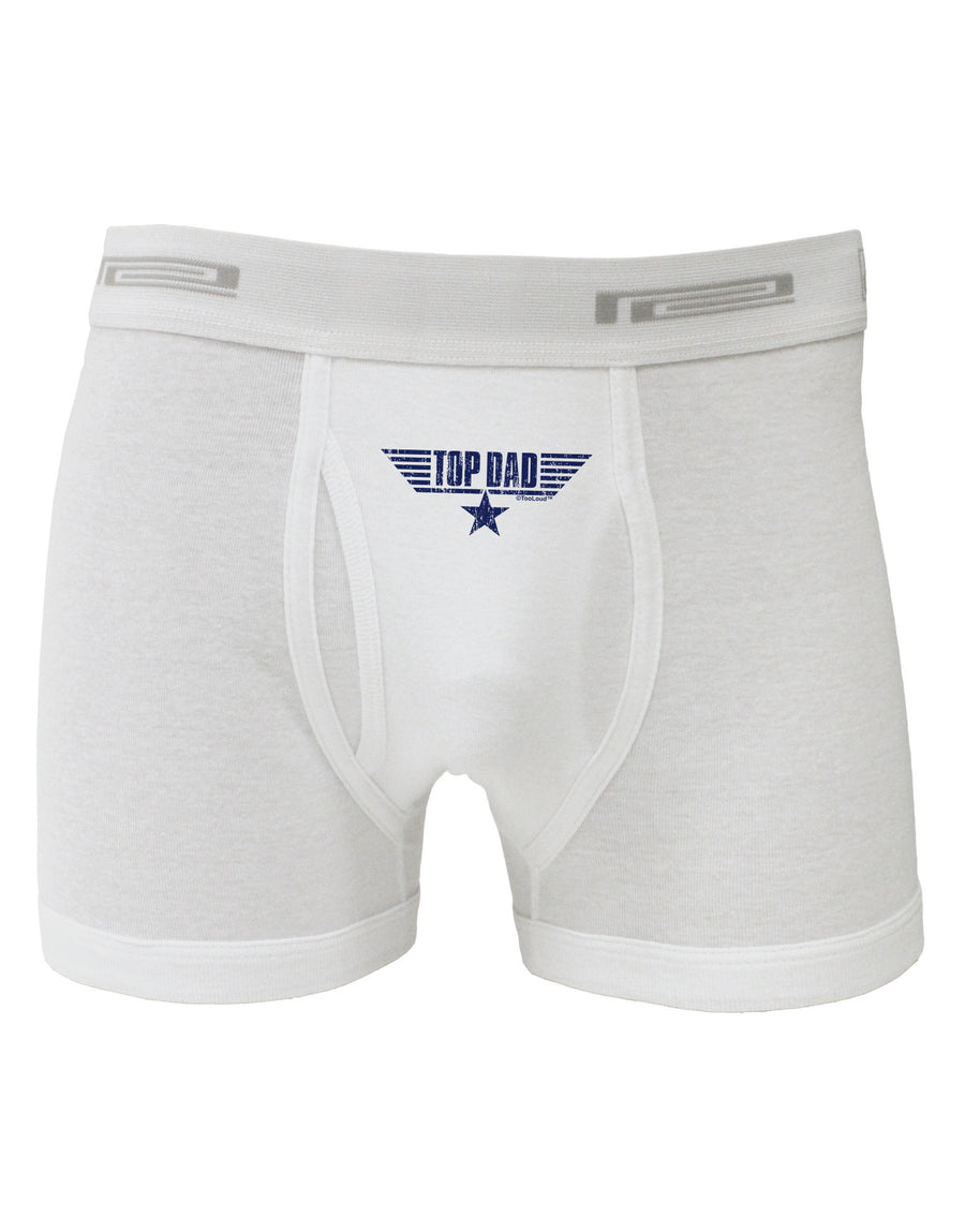 Top Dad Father's Day Boxer Briefs-Boxer Briefs-TooLoud-White-Small-Davson Sales