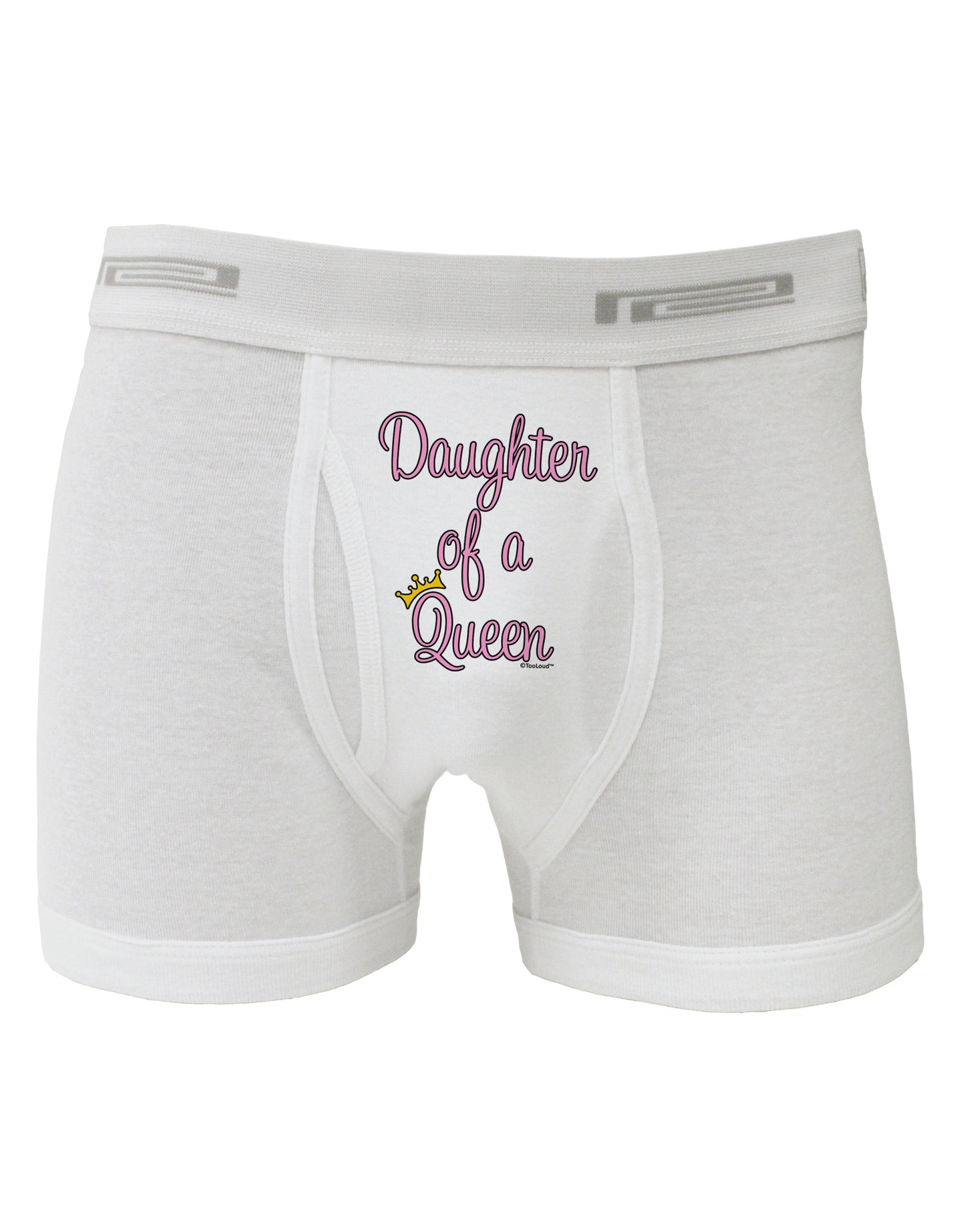 Daughter of a Queen - Matching Mom and Daughter Design Boxer Briefs by TooLoud-Boxer Briefs-TooLoud-White-Small-Davson Sales
