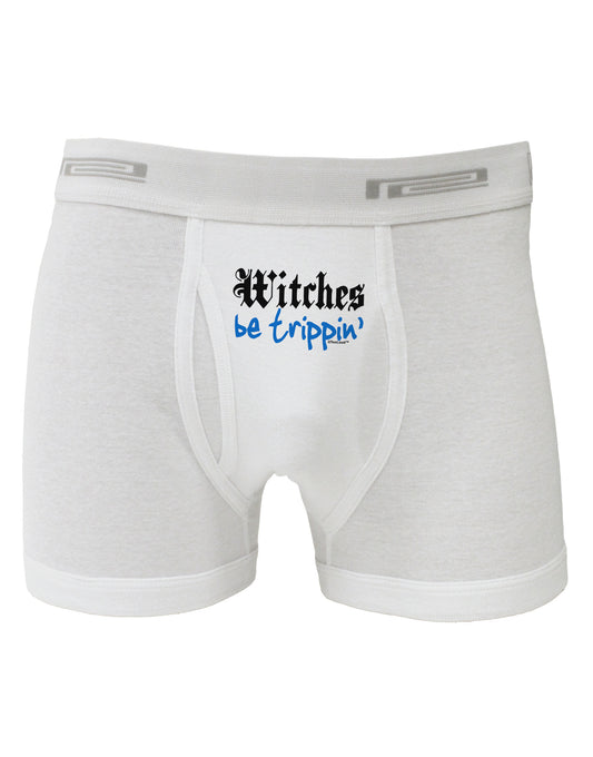 TooLoud Witches Be Trippin Blue Boxer Briefs-Boxer Briefs-TooLoud-White-Small-Davson Sales