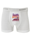 Seattle Washington Sunset Boxer Briefs-Boxer Briefs-TooLoud-White-Small-Davson Sales