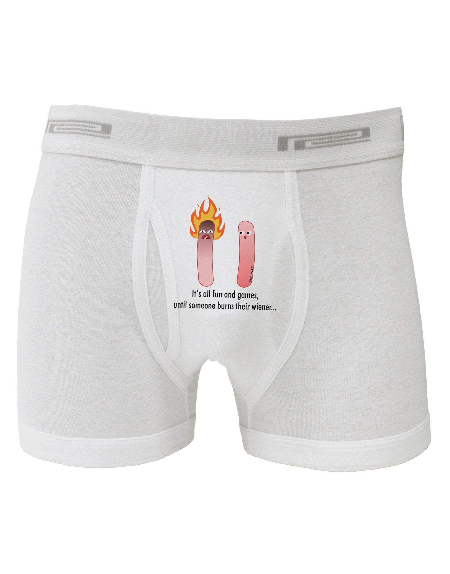 It's All Fun and Games - Wiener Boxer Briefs by TooLoud-Boxer Briefs-TooLoud-White-Small-Davson Sales