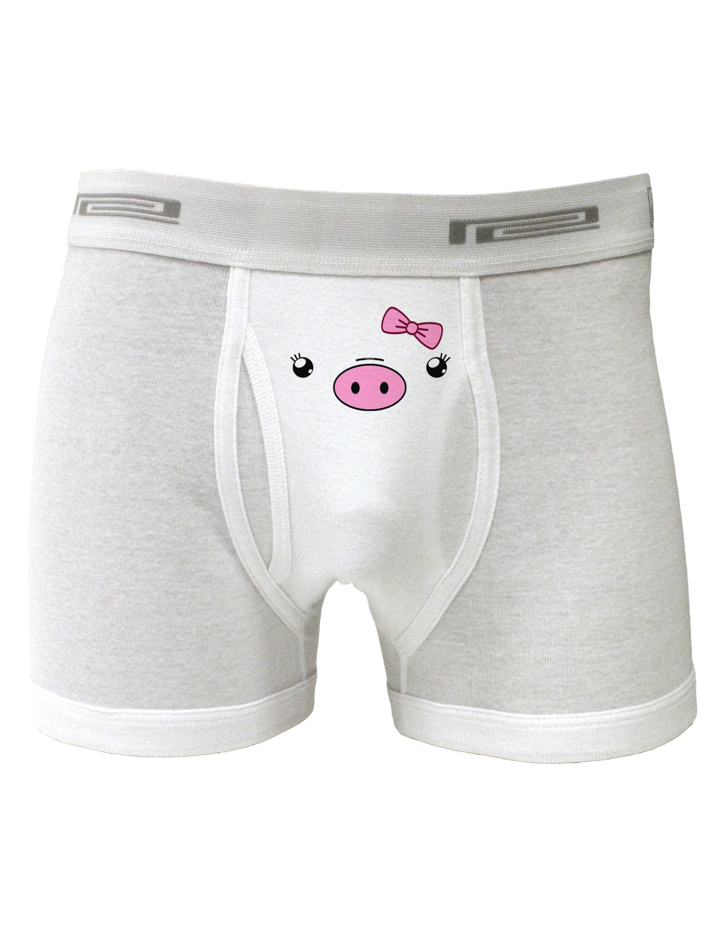 Kyu-T Face - Oinkette Cute Girl Piglet Boxer Briefs-Boxer Briefs-TooLoud-White-Small-Davson Sales