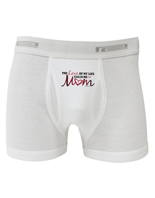Love Of My Life - Mom Boxer Briefs-Boxer Briefs-TooLoud-White-Small-Davson Sales