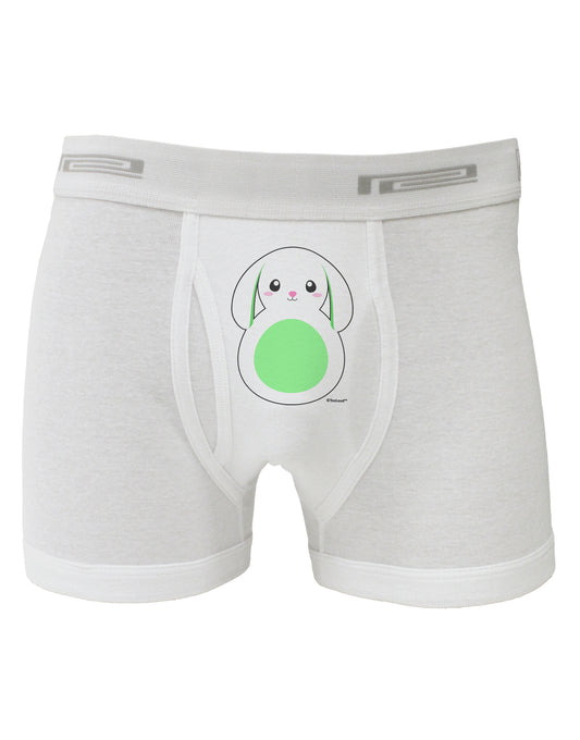 Cute Bunny with Floppy Ears - Green Boxer Briefs by TooLoud-Boxer Briefs-TooLoud-White-Small-Davson Sales